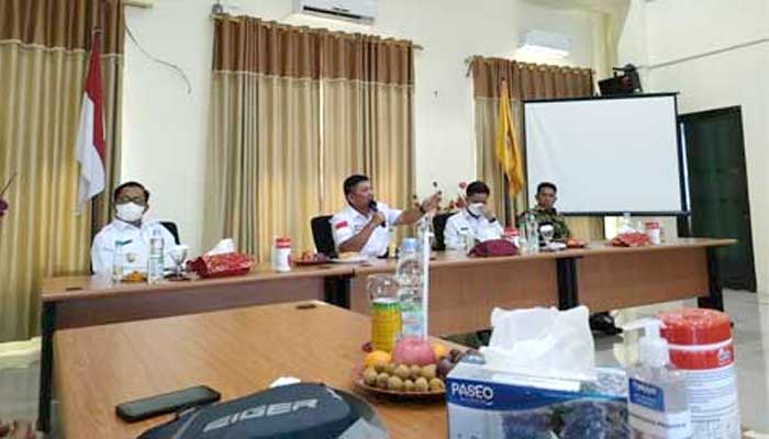 Fernando Sinaga saat kunjungi Kompleks Kantor Pemkab Tana Tidung.