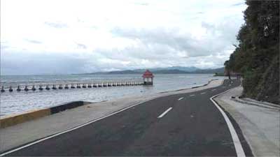 Jalan baru Pantai Salido - Painan