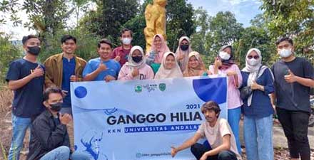 Mahasiswa KKN Unand di Nagari Ganggo Hilia, Pasaman
