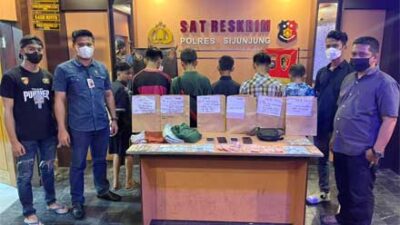 Curi Uang dan HP, 6 ABG Diamankan Satreskrim Polres Sijunjung