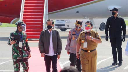 Pangdam II Sriwijaya Sambut Kunjungan Kerja Presiden RI di Provinsi Lampung