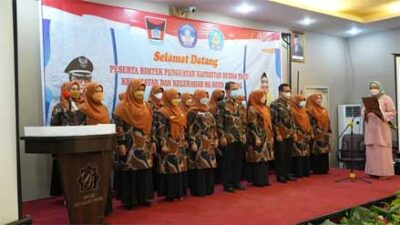 Bunda PAUD Kecamatan dan Pokja Kota Padang Dilantik dan Dikukuhkan