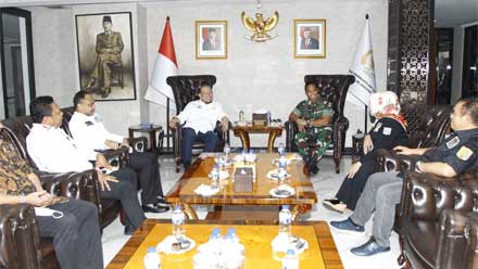 Ketua DPD RI Terima Kunjungan Panglima TNI Jenderal Andika Perkasa
