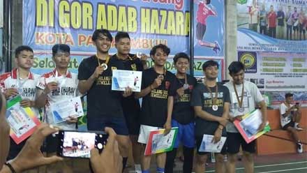 Ganda Putra Padang Panjang Juarai Open Turnamen Adab Hazara Cup