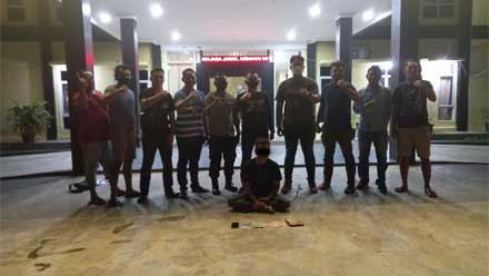 Terduga Bandar Judi Online Diamankan Satreskrim Polres Dharmasraya