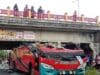 Bus Sipirok Nauli Tabrak Fly Over Padang Panjang