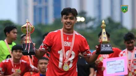 Putra Padang Panjang Ini Turut Bawa Batavia FC Juara Liga 3 DKI Jakarta 1 Ibnu Marezamily Putra