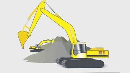 ilustrasi-excavator-keruk-galian-c
