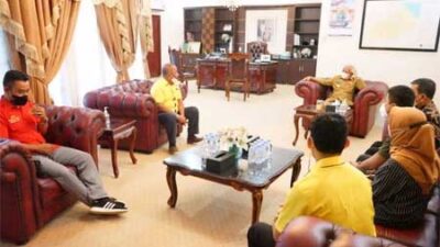 Bupati Asahan Terima Kunjungan 2 Anak Berprestasi