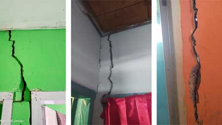Sejumlah sekolah di Kecamatan Palupuh, Kabupaten Agam retak diguncang gempa 6,2 SR