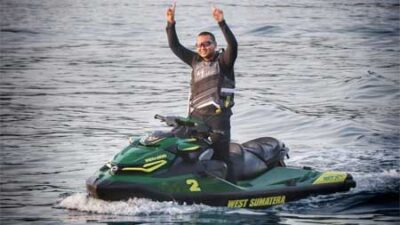 Tempuh 400 Mil dengan Jetski, Wagub Sumbar Audy Tuntaskan Misi Ekspedisi Beriloga Sabeu