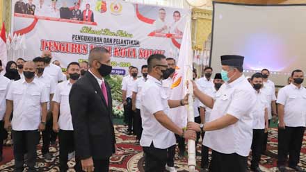 Pengurus KONI Kota Solok Masa Bakti 2022-2026 Dikukuhkan