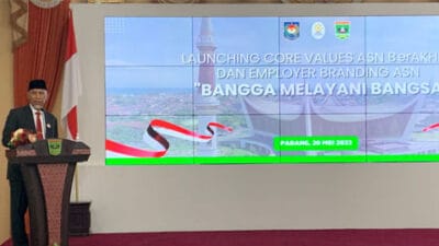 Pemprov Sumbar Luncurkan Core Value ASN BerAKHLAK
