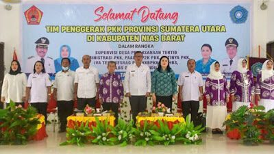 Wakil Bupati Nias Barat Sambut Baik Kunjungan Tim Supervisi Pkk Sumut