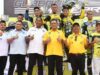Gubernur Ansar Ahmad menghadiri balap road race kelas bebek 150 cc lokal Kepri di Sirkuit Non Permanen Dompak