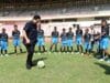 Menteri BUMN Erick Thohir meresmikan pusat pelatihan sepak bola di Stadion Lukas Enembe Papua