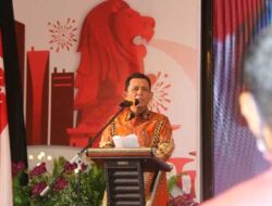 Gubernur Kepulauan Riau, H. Ansar Ahmad menghadiri malam resepsi kenegaraan Singapura yang ke-57