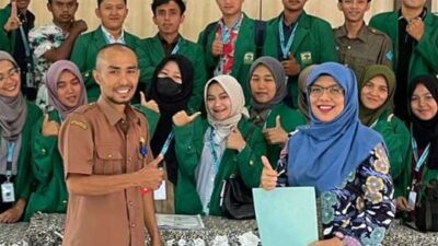 Mahasiswa KKN PPM Unand 2022 di Nagari Baringin Adakan Social Campaign