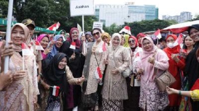 PKK Asahan Laksanakan Parade dan Gebyar Berkebaya Nasional Goes To UNESCO 2022