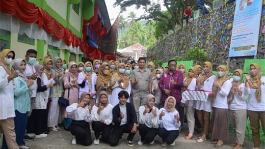 Wali Kota Sawahlunto, Deri Asta saat penilaian Puskesmas Silungkang