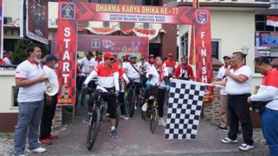Virtual Run, Bersepeda dan Jalan Santai Semarakkan HDKD ke-77 di Ranah Minang