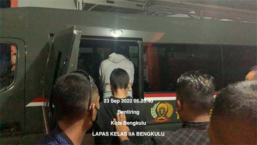 Lapas Bengkulu Pindahkan 3 Narapidana High Risk ke Lapas Batu Pulau Nusakambangan