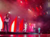 Penampilan Westlife saat konser di Sentul Bogor, Jawa Barat