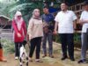 Wakil Bupati Tanah Datar, Richi Aprian di Peternakan Kambing Etawa di Jorong Lasuang, Nagari Batu Bulek, Kecamatan Lintau Buo Utara