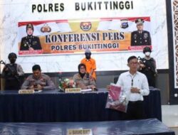 Polres Bukittinggi Ungkap Kasus Penyalahgunaan Narkotika