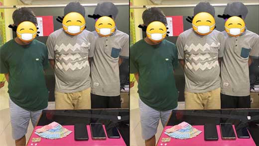 Polres Pessel Tangkap Tiga Tersangka Penyalahgunaan Sabu-sabu