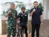 Wako Padang Panjang, Fadly Amran bersama Komandan Secata B Rindam Bukit Barisan, Letkol. Inf. Yusuf Saud Tanjung lepas Mak Del Bersepeda