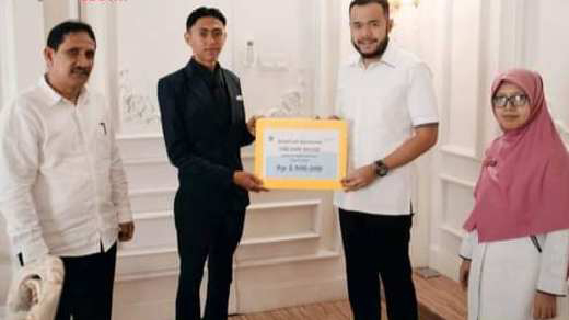 Bantuan Beasiswa CSR Bank Nagari untuk Adeometri