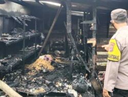 Dapur Rumah Mbah Jinem Ludes Terbakar, Kerugian Ditaksir Puluhan Juta Rupiah