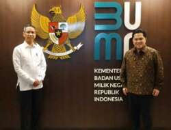Didatangi Pj Gubernur, Erick Thohir Akan Tingkatkan Kerjasama BUMN – Pemprov DKI