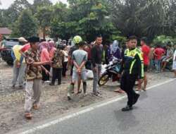 Kecelakaan Lalu Lintas di Pulau Punjung, Pengendara Motor Meninggal di TKP