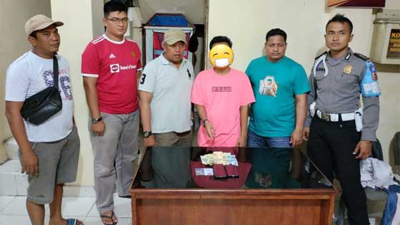 Polsek Sungai Limau Tangkap Tersangka Judi Togel online Hongkong