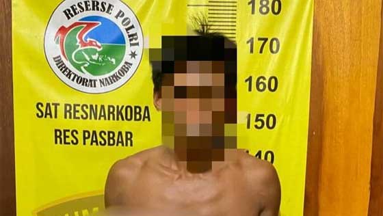 Polres Pasbar Ringkus Tersangka Pengedar Narkoba
