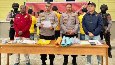 Polisi Berhasil Tangkap Pelaku Judi Togel di Deiyai