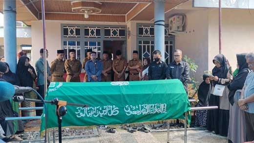 Pj. Walikota Payakumbuh, Rida Ananda melayat