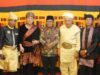 Bupati Tanah Datar, Eka Putra hadiri batagak penghulu dr. H. Admar Anwar dengan gelar adat Datuak Tan Panghulu dari suku Piliang di rumah gadang Jorong Kampung Tangah, Nagari Pagaruyung