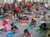 Ratusan Anak PAUD, TK dan SD Ikuti Lomba Lukis Kaos di Makodim 0708 Purworejo