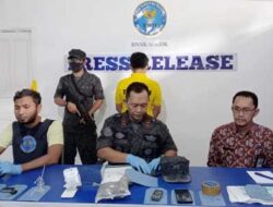 Diduga Bawa Narkoba, BNNK Solok Ringkus Warga Kampung Sebelah, 34,45 Gram Sabu-sabu dan 325,4 Gram Ganja Disita