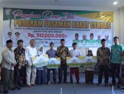 Baznas Pasbar Salurkan Bantuan Pendidikan kepada 704 Siswa SD dan SMP Berprestasi