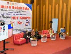 Bedah Buku dan Launching ASN Pemko Padang Menulis Meriahkan HUT Korpri ke-51