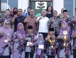 Kabupaten Asahan Masuk Lima Besar Provsu, Bupati Beri Penalti Kasih kepada Peserta LASQI