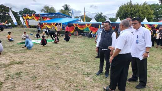 Bupati Tanah Datar Tinjau Persiapan Festival Pesona Minangkabau di Istano Basa Pagaruyung 1 Persiapan Festival Pesona Minangkabau