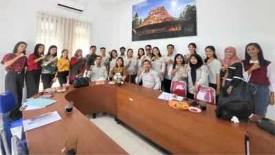 Disparbudpora Fasilitasi Pelantikan Dpc Himpunan Pariwisata Indonesia Nias Barat