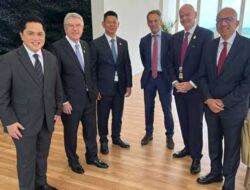 Menteri Bumn, Erick Tohir Bersama Rombongan Fifa Dan Ioc Di Ktt G20