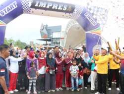 Gubernur Kepri Lepas Gerak Jalan Santai Sempena Hari Guru ke-77 di KBC Batam