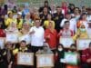 Kegiatan Senam Sehat dalam Rangka Peringatan Hari Kesehatan Nasional (HKN) ke-58 di Halaman Gedung Daerah, Tanjungpinang